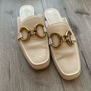 Zara Beige Mules - size 7